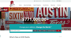 Desktop Screenshot of giverealty.com